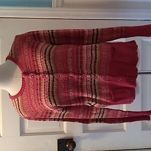 Vintage 1990s Y2K Tiara cardigan sweater medium